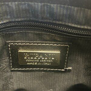 Ripani Dark Grey Small Leather Crossbody